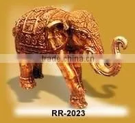 Brass Elephant Statue , Brass Animal Figures , Sulptures thumbnail-1