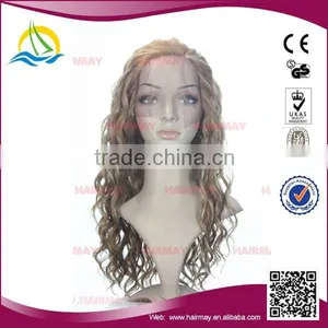 Cheap Fiber Full Lace Afro Short Kinky Curly Synthetic Wigs Wholesale thumbnail-1