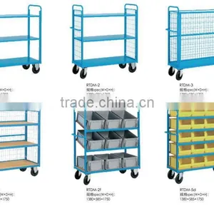 Mobile Iron Trolley With Wood Board thumbnail-2