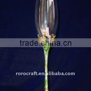 Pewter Design Wedding Champagne Flute thumbnail-1