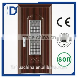 Latest Design Steel Door Exterior Door Room Door Entrance Security Gate thumbnail-4