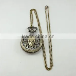 Japan Movt Quartz Pocket Watch For Men thumbnail-3