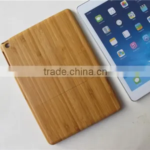 OEM Carbonized Bamboo Wood Case Protective Case for IPad Air Two Parts With Bamboo/alumium Buckle thumbnail-3