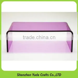Colored Acrylic Perspex U Bench Console Tables thumbnail-1