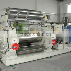 Two Rolls Rubber Processing Mixer Machinery/xk-160 Open Mixing Mill thumbnail-1