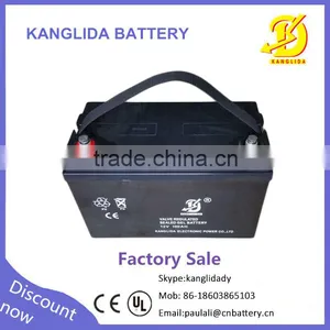 12v 100ah Lead Acid Solar Battery 100 Amp Rechargeable UPS Battery thumbnail-2