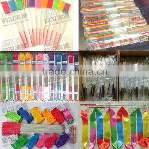 4M Gym Rhythmic Streamer Baton Twirling Rod Dance Ribbon thumbnail-1