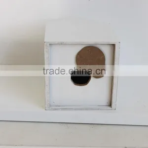 White Wooden Piggy Bank thumbnail-3