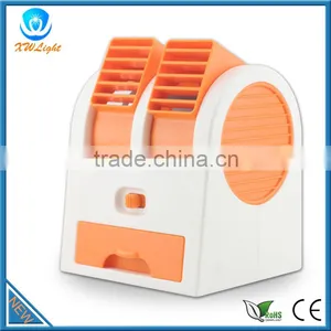 NEWEST 2 Outlet Portable Mini USB Fan DC 5V thumbnail-1
