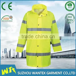 Wholesale Safety Raincoat hi Vis Raincoat Reflective Raincoat thumbnail-1