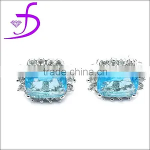 925 Silver Fancy Stud Earring Wholesale Jewelry Rhodium Plated thumbnail-1