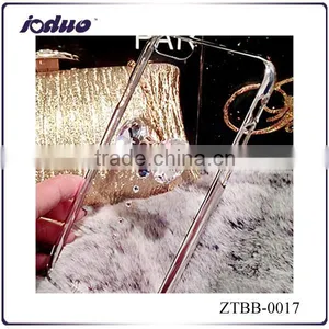 2015 New Design Rhinestone Bowknot Design Mobile Phone Case for Iphone thumbnail-1