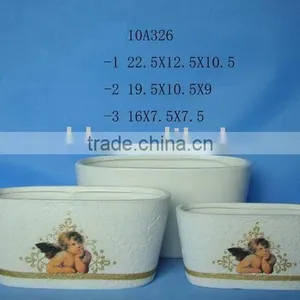 Xmas Terracotta Flower Pot thumbnail-1