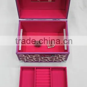 High Quality Acrylic Cosmetic Storage Box With Code Lock thumbnail-2