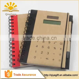 Office & School Supplies Notepad WIth Calculator Business Stationery Kraft Spiral Notebook thumbnail-2