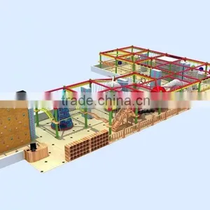 Kids And Teenage Outdoor Playground Multi-function Project Element Rope Course thumbnail-3