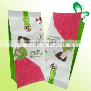 Custom Printed 3 Side Seal Plastic Flat Packing Bag Side Gusset Plastic Bag thumbnail-1