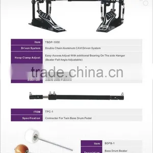Drum Hardware Manufacture Twin Bass Drum Pedal Connector OEM-ODM thumbnail-6
