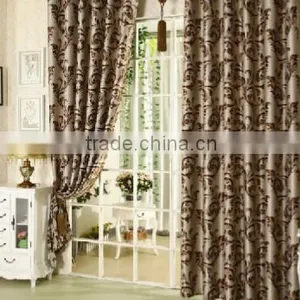 Customized Window Curtain Fabric, Jacquard Fabirc 036 Fire Retardant Blackout Fabric for Bedroom thumbnail-2