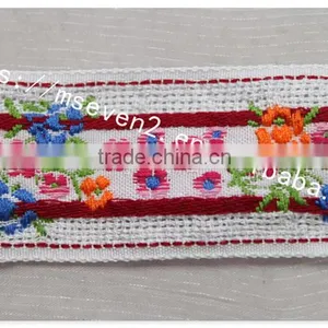 Newest Design Ethnic Jacquard 1.25 Inch Nylon Webbing for Garment thumbnail-3