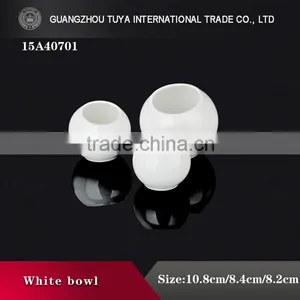 Round Design Bevel Connection Pot Sugar Bevel Connection Bowl Special White Bowl thumbnail-1