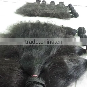 Cheap Whole Sale Hair Accessories Indian Remy 24" Inch Indian Remy Dark Brown Hair Weaving thumbnail-2