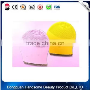 Rechargeable Beauty Ultrasonic Electric 3D Facial Cleaning Cleaner Brush Massage Face Cleansing Brush thumbnail-3