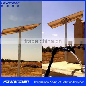 2.2KW Solar Pump System Flow 3CBM/h Head 131m Home Water Supply Agriculture Irrigation System AK3-131-2K2 thumbnail-1