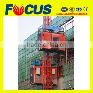 SC Series SC100 or SC100/100 Construction Lift/ Lifter/ Hoist/ Lifter/ Elevator/ With Good Price thumbnail-1