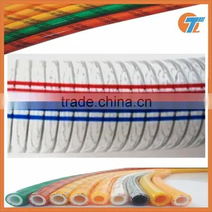 Transparent Pvc Steel Wire Reinforced Hose Flexible Plastic Pipe Tube PVC Hose thumbnail-1