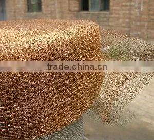 Gas and Liquid Filter Brass Knitted Wire Mesh thumbnail-1