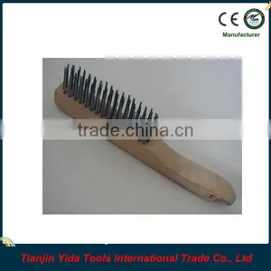 Steel Wire Brush Wooden Handle thumbnail-1