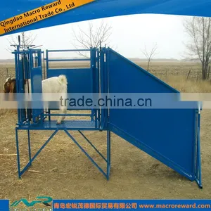 ASTM Steel Livestock Loading Ramp Loading Chute for Cattle Loader thumbnail-1