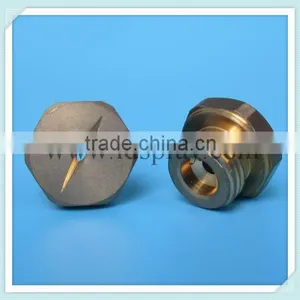 1/4",3/8",3/4" Stainless Steel or Brass Flat Fan Nozzle Nut thumbnail-4