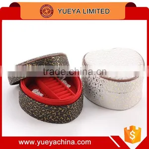 Jewelry Box Storage Organizer Case Ring Earring Necklace Mirror Leather -White thumbnail-1