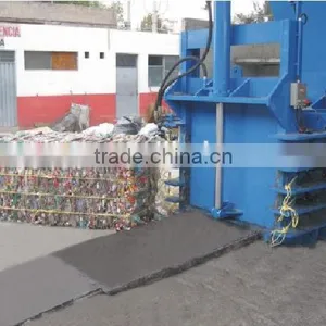China Hydraulic Driven Plastic Recycling Machine Baler, Plastic Bottle Baler Machine thumbnail-5