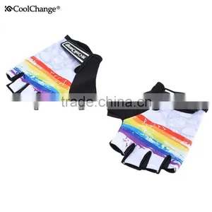 Cool Change Shock-absorbing Foam Pad Half Finger Breathable Sports Golves For Cycling Climbing Camping 2 Colors thumbnail-1