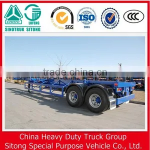 Trucks and Trailers , 3 Axle Skeleton Semi Trailer Container Chassis thumbnail-3
