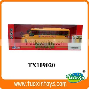 Diecast Bus, Scale Model Toy Bus, School Bus Model thumbnail-1