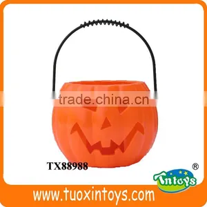 Plastic Halloween Pumpkin Candy Buckets thumbnail-4