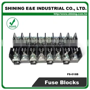 FS-018B Panel Mounted Midget Type 600V 8 Pole 6x30 10A Fuse Holder thumbnail-5