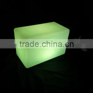 Remote Control RGBW Color Change Illuminated Led Long Cube thumbnail-1