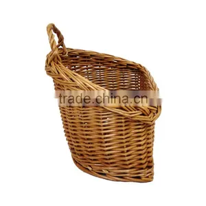 Wholesale Wicker Wall Hanging Kitchen Storage Cutlery Condiment Basket thumbnail-2