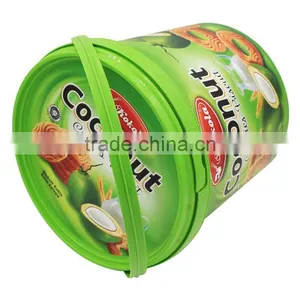 400g Custom IML Plastic Cracker Container,Manufacturer of Plastic IML Packaging Products thumbnail-2