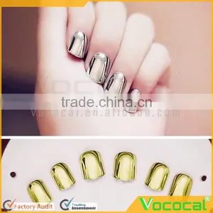 70 PCS Women Ladies Home Salon Metal False Artificial Nail Art Tips Decorations thumbnail-4