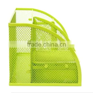 Hot Selling Multi-use Metal Mesh Desk Organizer With Multi-color thumbnail-2