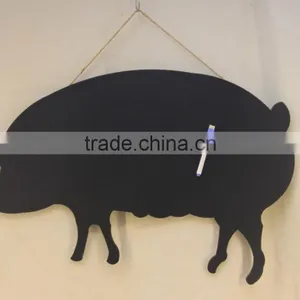 2017 MDF Cute Style Wall Wooden Shaped Chalkboard With Double Side for Kids thumbnail-4