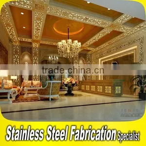 Custom-Made Stainless Steel Hotel Lobby Interior Decoration Equipment thumbnail-6