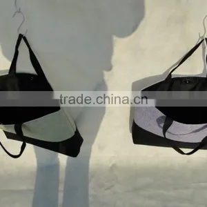 Fashion Canvas Tote Bag With Trim thumbnail-2