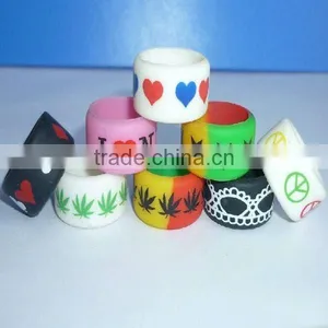 Silicone Finger Ring With Printed Logo thumbnail-1